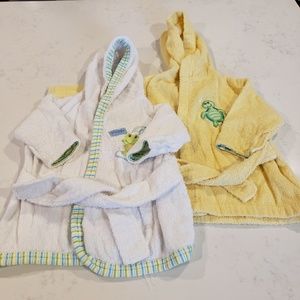 Luvable Friends Baby 100% Cotton Robe Bundle 0-9mo